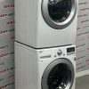 Used LG 27” Front Load Washer and Electric Dryer Stackable Set WM3270CW DLE3170W For Sale (8)