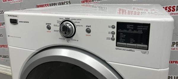 Used Maytag 27” Electric Stackable Dryer YMEDE200XW1 For Sale