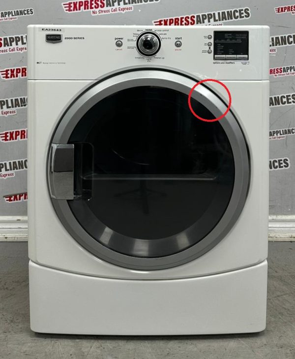 Used Maytag 27” Electric Stackable Dryer YMEDE200XW1 For Sale