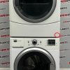 Used Maytag 27” Front Load Washer and Electric Dryer Stackable Set MHWE200XW00 YMEDE200XW1 For Sale (8)