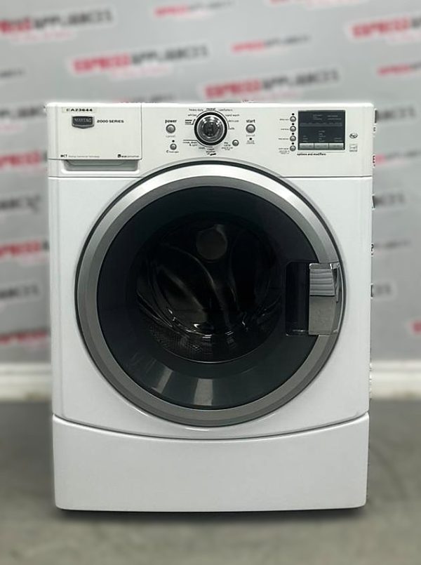 Used Maytag 27” Front Load Washing Machine MHWE200XW00 For Sale