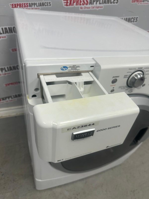 Used Maytag 27” Front Load Washing Machine MHWE200XW00 For Sale