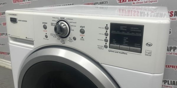 Used Maytag 27” Front Load Washing Machine MHWE200XW00 For Sale