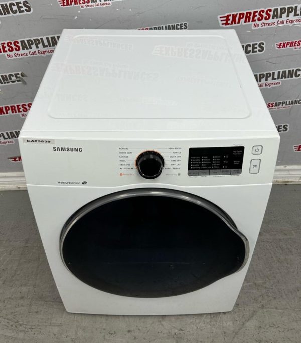 Used Samsung 24” Electric Stackable Dryer DV22K6800EW/AC SKU: EA23839 For Sale