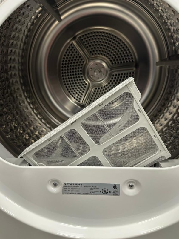 Used Samsung 24” Electric Stackable Dryer DV22K6800EW/AC SKU: EA23839 For Sale