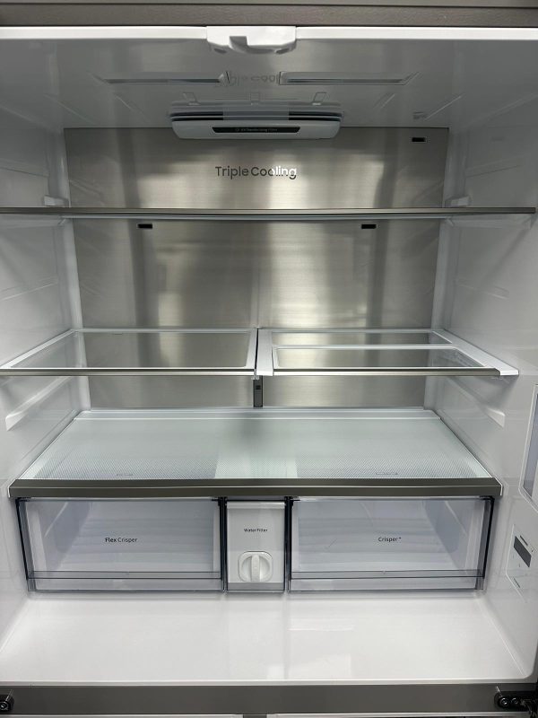 Used Samsung 36” Counter Depth French Door Refrigerator RF23A9671SR/AC For Sale