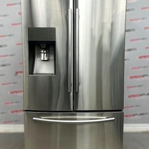 Used Samsung 36” French Door Refrigerator RF323TEDBSR For Sale