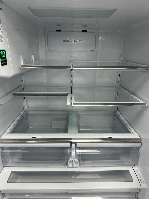 Used Samsung 36” French Door Refrigerator RF323TEDBSR For Sale