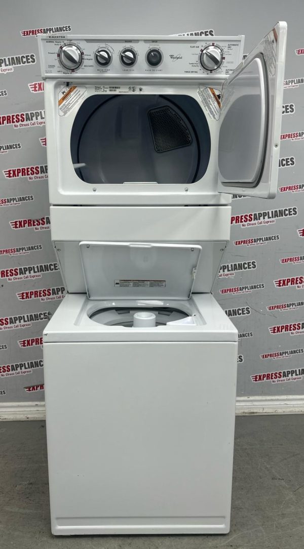 Used Whirlpool 27” Laundry Center Washer and Dryer YWET3300SQ2 For Sale