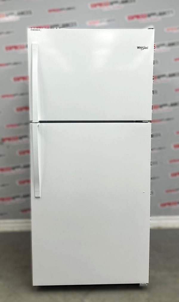 Used Whirlpool 30” Top Freezer Refrigerator WRT318FZDW02 For Sale