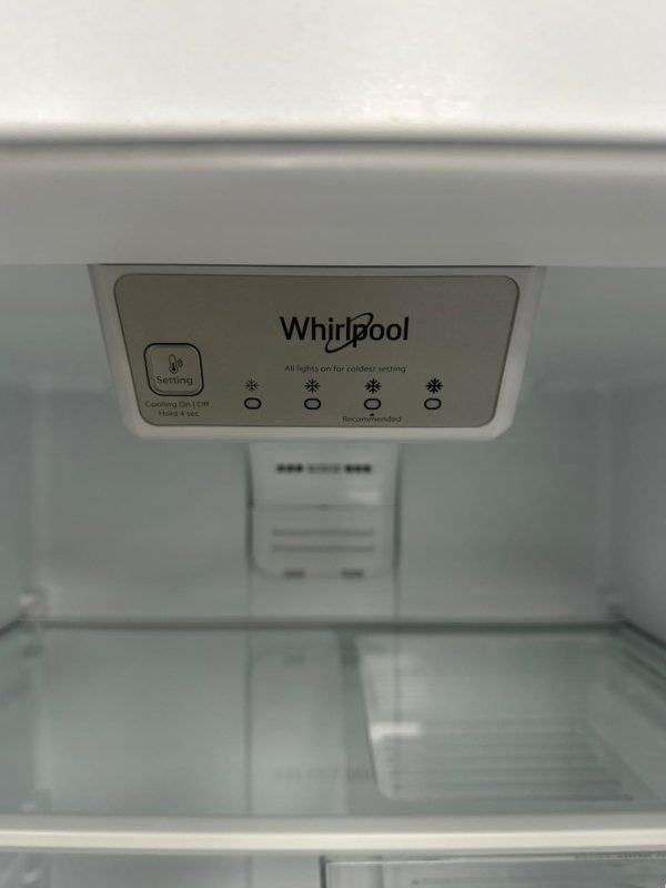 Used Whirlpool 30” Top Freezer Refrigerator WRT318FZDW02 For Sale