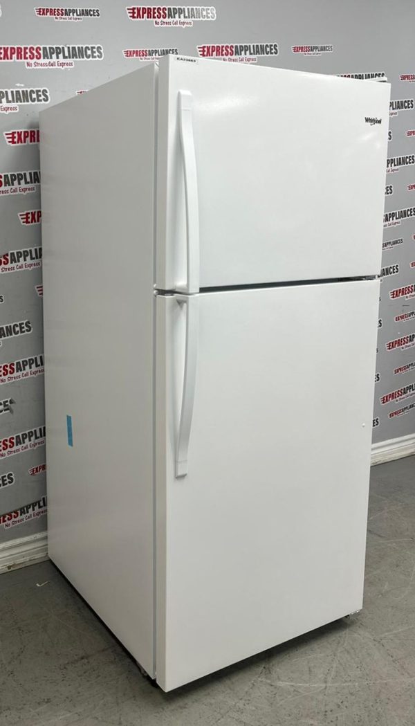 Used Whirlpool 30” Top Freezer Refrigerator WRT318FZDW02 For Sale