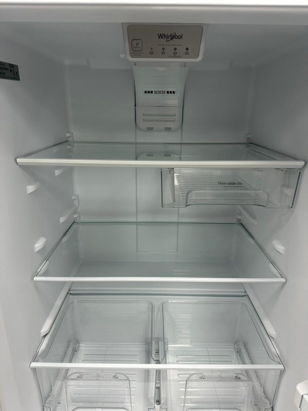 Used Whirlpool 30” Top Freezer Refrigerator WRT318FZDW02 For Sale