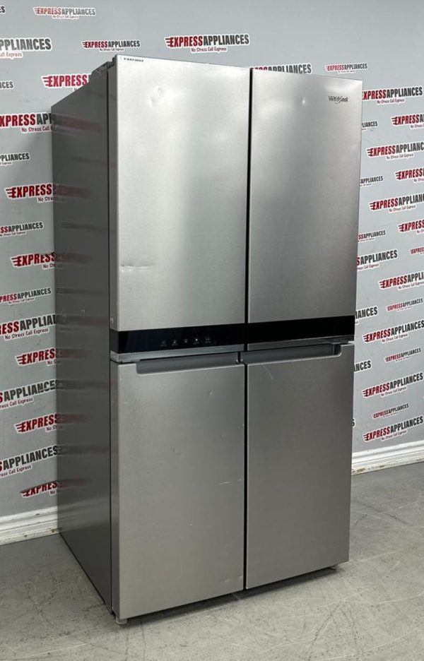 Used Whirlpool 36” Counter Depth French Door Refrigerator WRQA59CNKZ For Sale