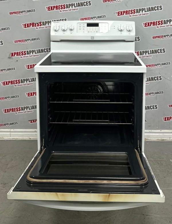 Used Kenmore 30” Freestanding Glass Top Stove 970C653120 For Sale