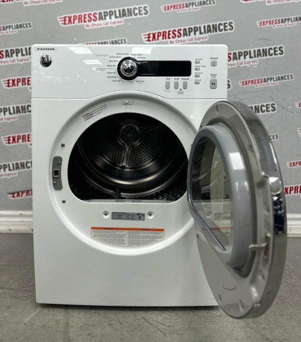 Used GE 24” Electric Stackable Dryer PCVH480EK1WW SKU: EA22698 For Sale