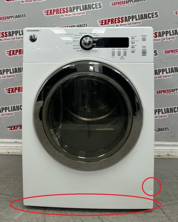 Used GE 24” Electric Stackable Dryer PCVH480EK1WW SKU: EA22698 For Sale