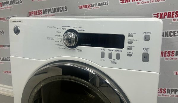 Used GE 24” Electric Stackable Dryer PCVH480EK1WW SKU: EA22698 For Sale