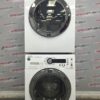 Used GE 24” Front Load Washer and Electric Dryer Stackable Set WCVH4800K2WW PCVH480EK1WW For Sale