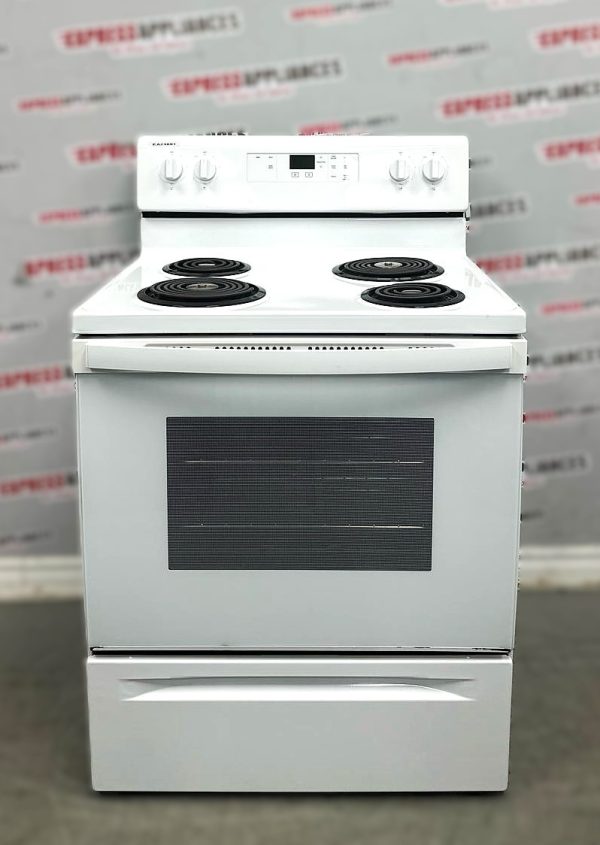 Used Whirlpool 30” Freestanding Coil Stove YWFC150M0JW0 For Sale