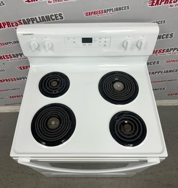 Used Whirlpool 30” Freestanding Coil Stove YWFC150M0JW0 For Sale