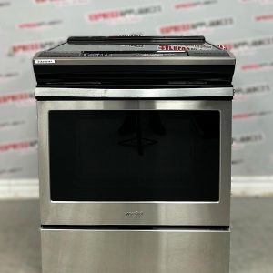 Used Whirlpool 30” Slide-In Glass Top Stove YWEE510S0FS2 For Sale