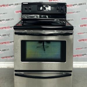 Used Frigidaire 30” Freestanding Glass Top Stove CFEF372EC4 For Sale