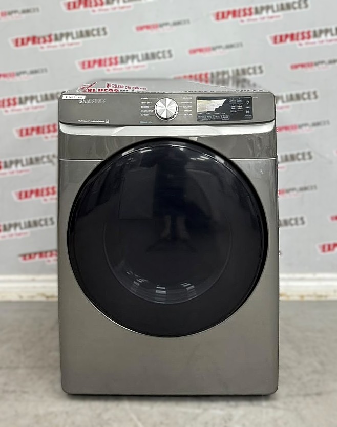 Used Samsung 27” Electric Stackable Dryer DVE45T6100P/AC For Sale Used Samsung 27” Electric Stackable Dryer DVE45T6100P/AC For Sale
