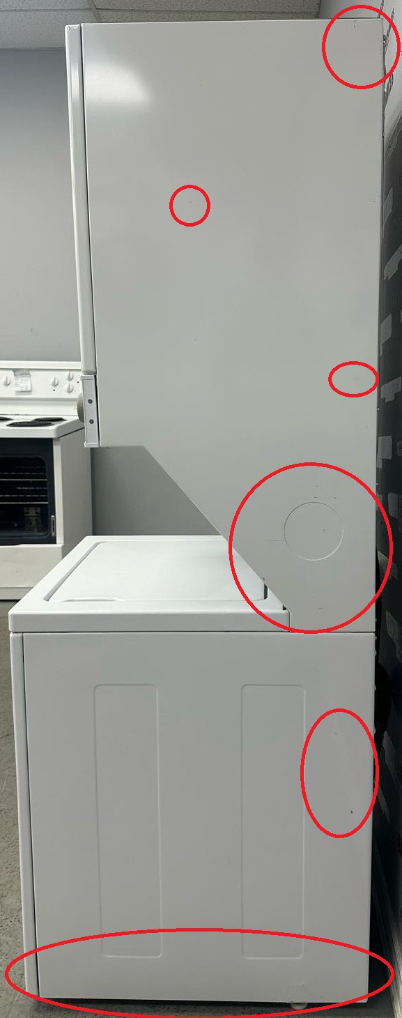 Used Whirlpool 24" Stackable Washer Dryer YWET4024EW0 For Sale | ️ ...