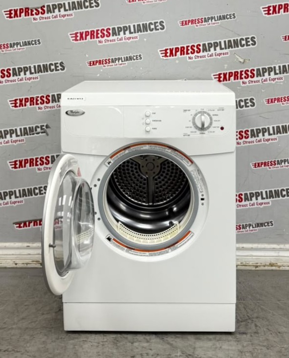 Used Whirlpool 24” Electric Stackable Dryer YWED7500VW For Sale Used Whirlpool 24” Electric Stackable Dryer YWED7500VW For Sale