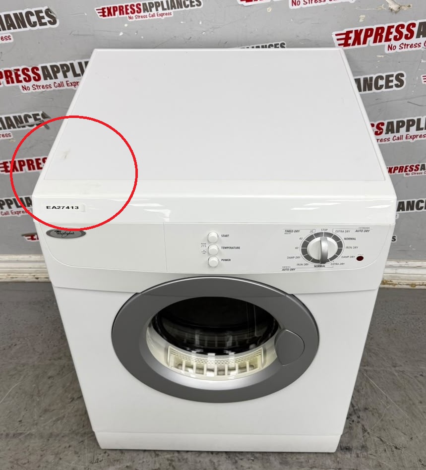 Used Whirlpool 24” Electric Stackable Dryer YWED7500VW For Sale Used Whirlpool 24” Electric Stackable Dryer YWED7500VW For Sale