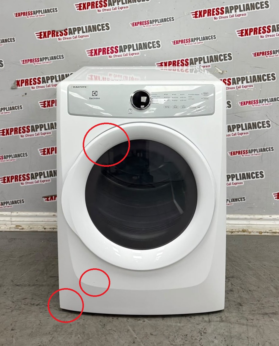Used Electrolux 27” Electric Stackable Dryer EFDC317TIW2 For Sale Used Electrolux 27” Electric Stackable Dryer EFDC317TIW2 For Sale