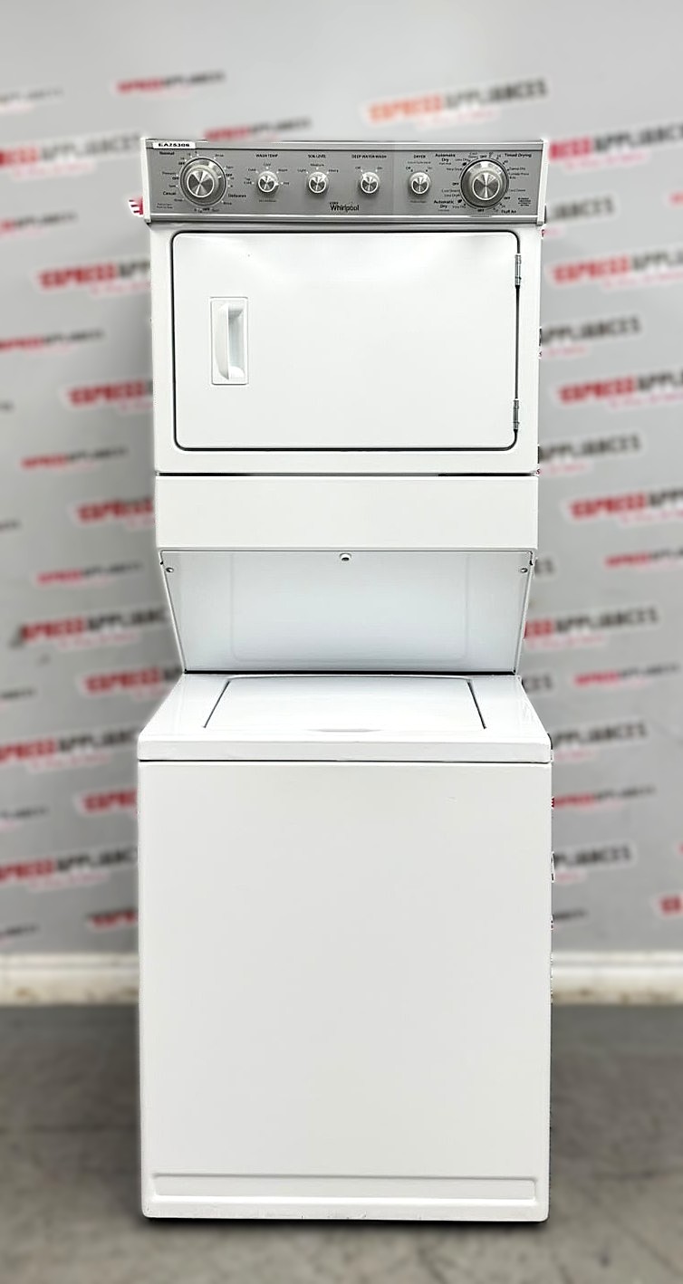 Used Whirlpool 27” Laundry Center Washer and Dryer YWET4027EW0 For Sale Used Whirlpool 27” Laundry Center Washer and Dryer YWET4027EW0 For Sale