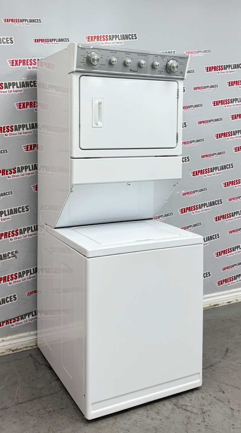 Used Whirlpool 27” Laundry Center Washer and Dryer YWET4027EW0 For Sale Used Whirlpool 27” Laundry Center Washer and Dryer YWET4027EW0 For Sale
