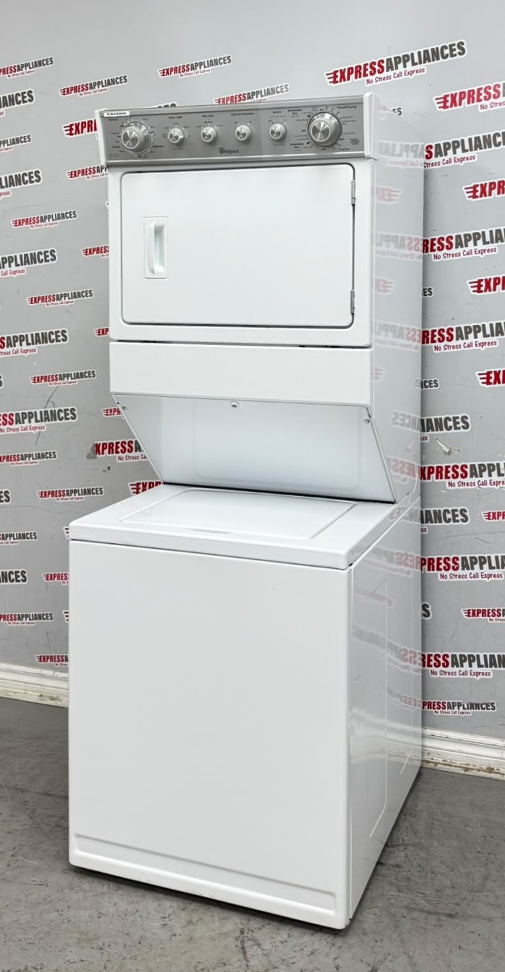 Used Whirlpool 27” Laundry Center Washer and Dryer YWET4027EW0 For Sale Used Whirlpool 27” Laundry Center Washer and Dryer YWET4027EW0 For Sale
