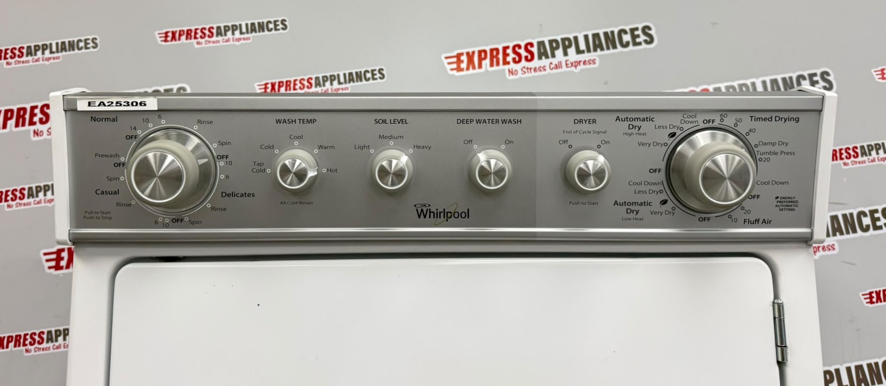 Used Whirlpool 27” Laundry Center Washer and Dryer YWET4027EW0 For Sale Used Whirlpool 27” Laundry Center Washer and Dryer YWET4027EW0 For Sale