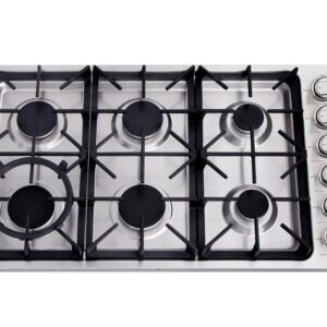 New Vesta 36” Gas Cooktop VCG-VERMONT-36SS For Sale