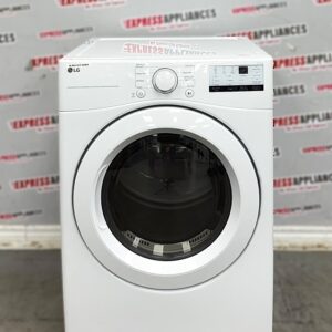 Open Box LG 27” Electric Stackable Dryer DLE3400W For Sale