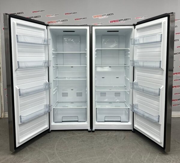 Floor Model Galanz 57” Up Right Convertible Fridge/Freezer Set