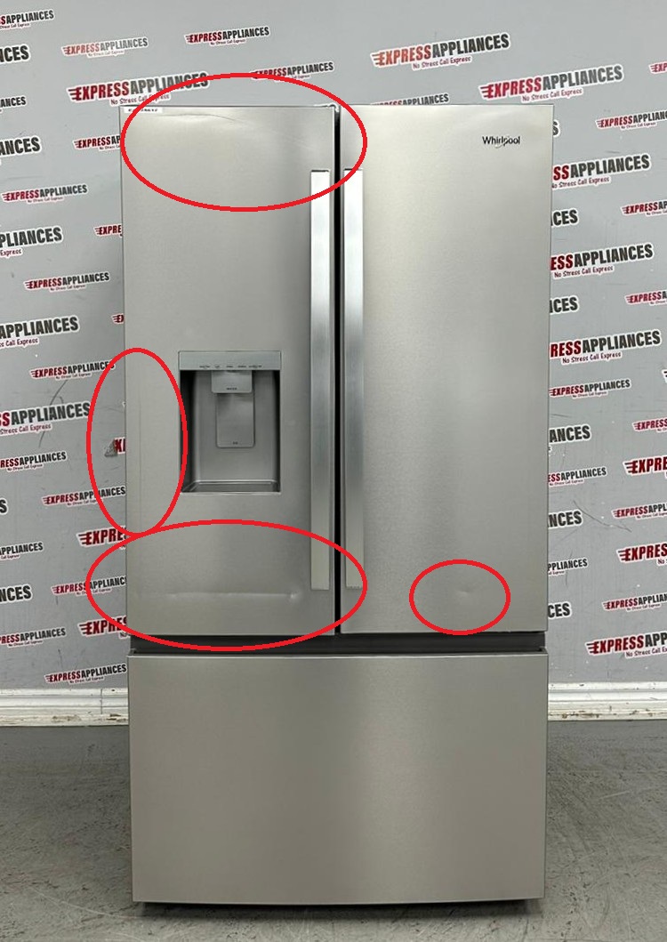 Open Box Whirlpool 36” French Door Refrigerator WRFF3536SZ For