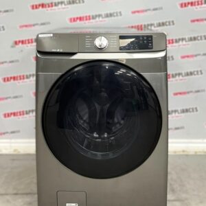 Used Samsung 27” Front Load Washing Machine WF45R6100AP/US For Sale