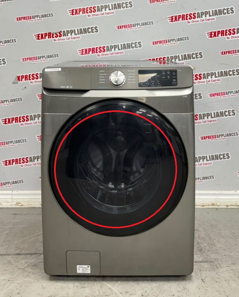 Used Samsung 27” Front Load Washing Machine WF45R6100AP/US For Sale Used Samsung 27” Front Load Washing Machine WF45R6100AP/US For Sale