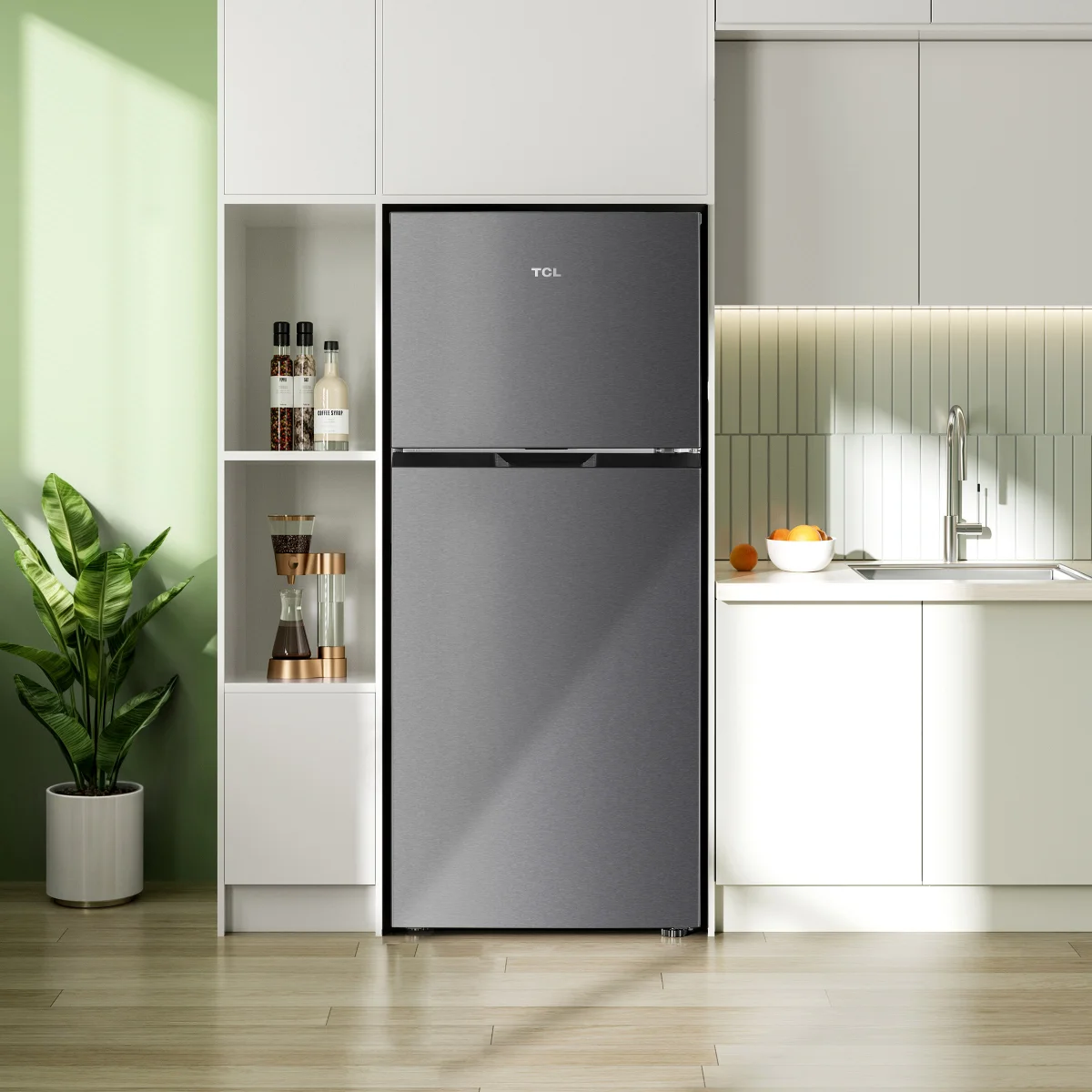 New TCL 28” Top Freezer Refrigerator TRT18T4AL-CA For Sale