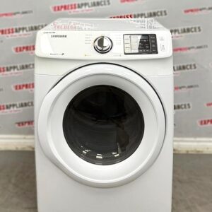Used Samsung 27” Electric Stackable Dryer DV42H5000EW/AC For Sale