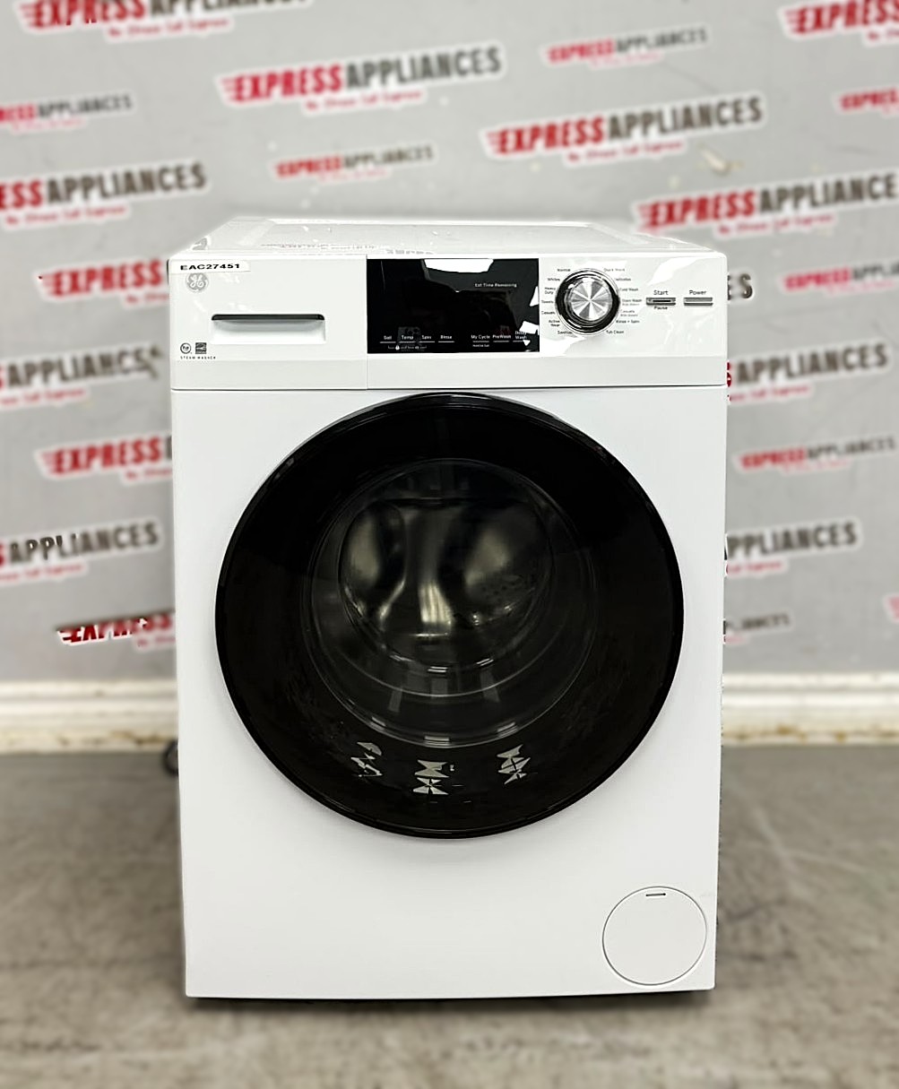 Open Box GE 24” Front Load Washing Machine GFW148SSM1WW For Sale Open Box GE 24” Front Load Washing Machine GFW148SSM1WW For Sale