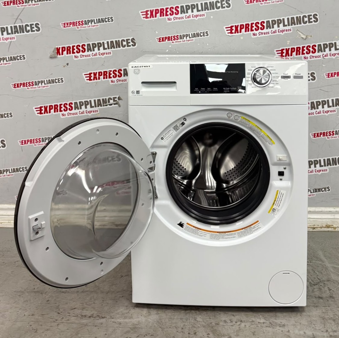 Open Box GE 24” Front Load Washing Machine GFW148SSM1WW For Sale Open Box GE 24” Front Load Washing Machine GFW148SSM1WW For Sale