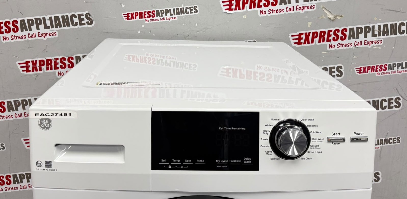 Open Box GE 24” Front Load Washing Machine GFW148SSM1WW For Sale Open Box GE 24” Front Load Washing Machine GFW148SSM1WW For Sale