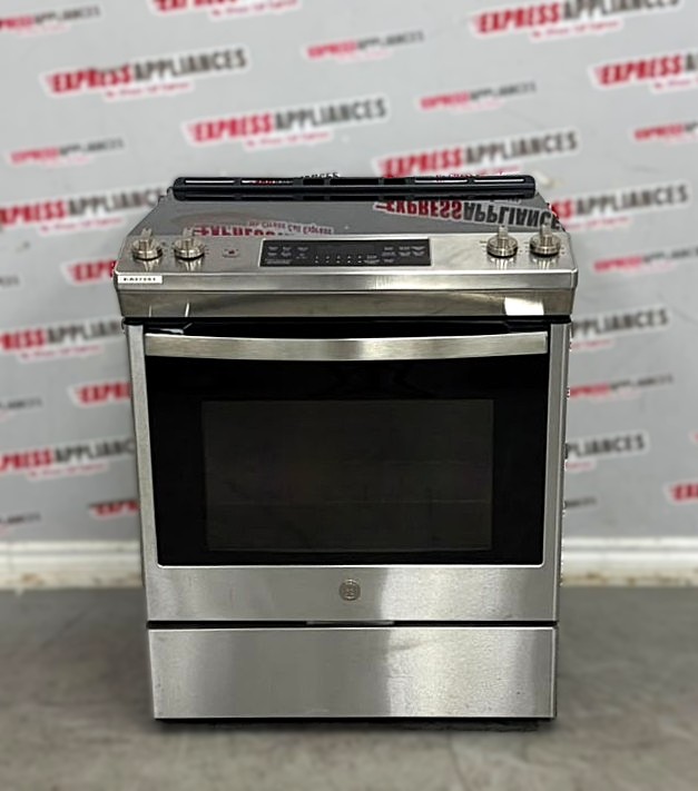 Used GE 30” Slide-In Glass Top Stove JCS830SM4SS For Sale Used GE 30” Slide-In Glass Top Stove JCS830SM4SS For Sale