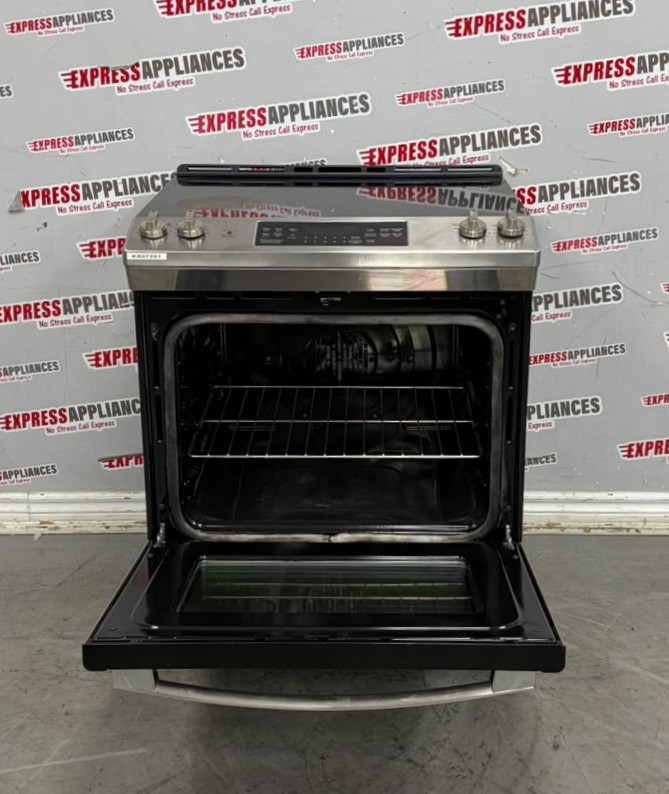 Used GE 30” Slide-In Glass Top Stove JCS830SM4SS For Sale Used GE 30” Slide-In Glass Top Stove JCS830SM4SS For Sale