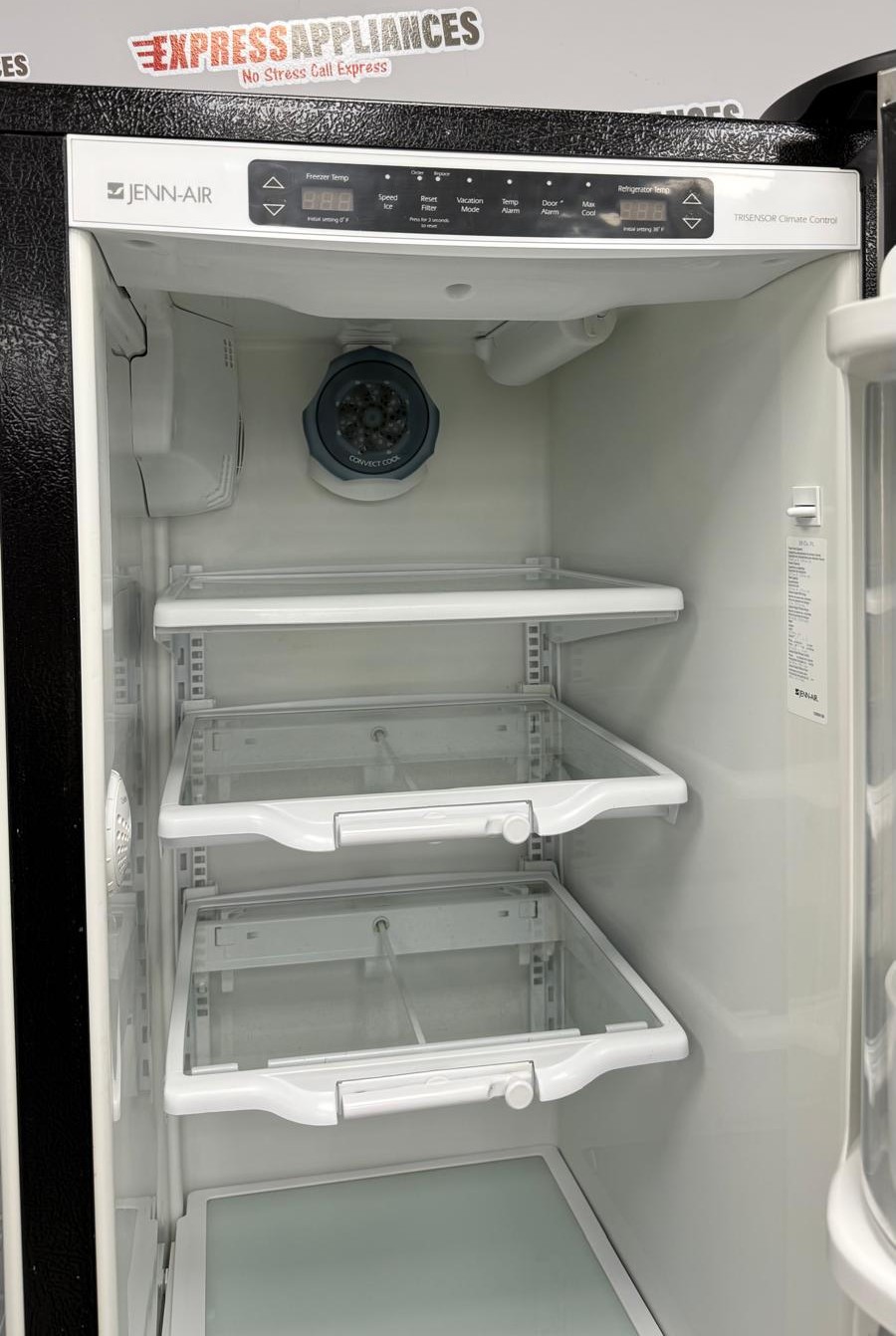 Used JennAir 36” Side-By-Side Refrigerator JSD2695KES For Sale